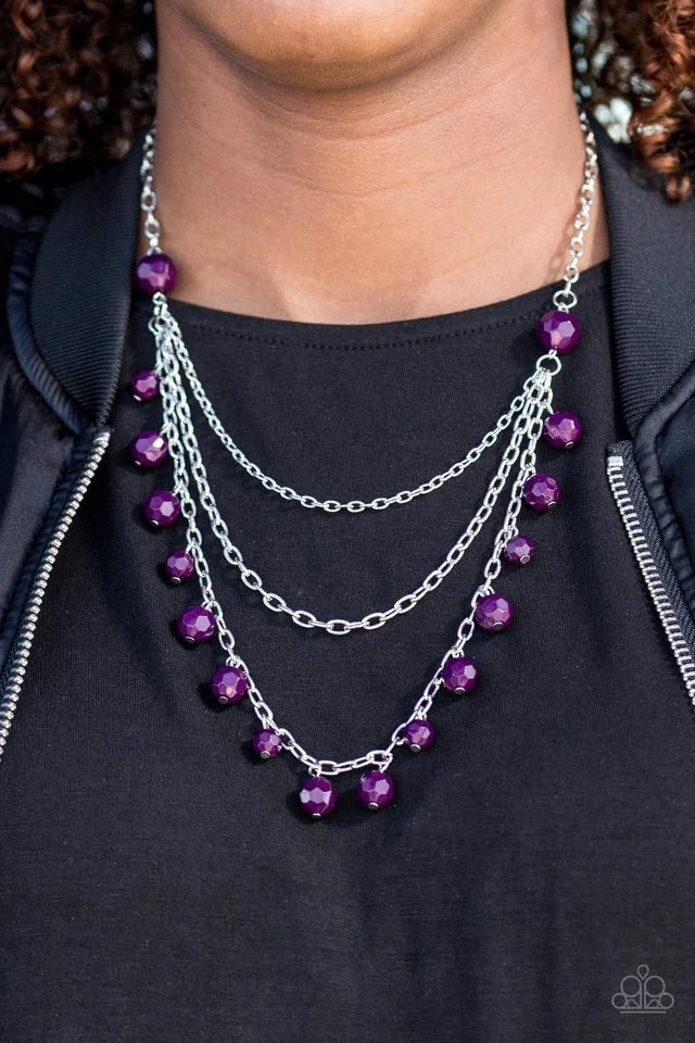 Paparazzi Jewelry Necklace You The GLAM! - Purple