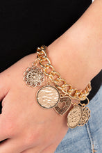 Load image into Gallery viewer, Paparazzi Jewelry Bracelet Complete CHARM-ony - Gold