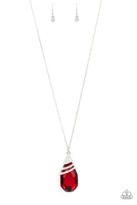 Paparazzi Jewelry Necklace Demandingly Diva - Red