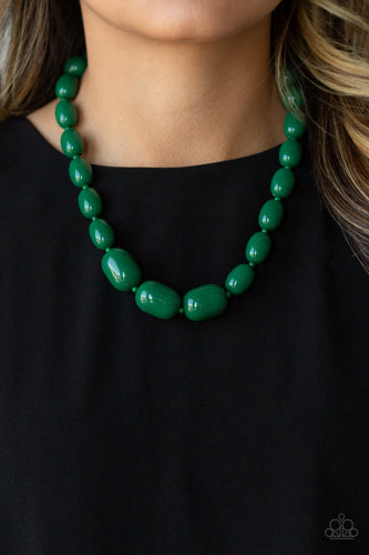 Paparazzi Jewelry Necklace Poppin Popularity - Green