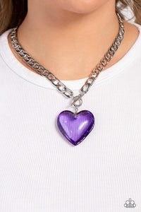 Paparazzi Jewelry Necklace GLASSY-Hero