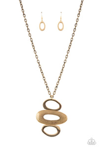 Paparazzi Jewelry Necklace Rare Relic - Brass