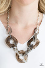 Load image into Gallery viewer, Paparazzi Jewelry Necklace Courageously Chromatic - Silver