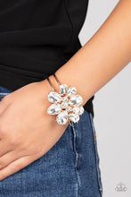 Load image into Gallery viewer, Paparazzi Jewelry Bracelet DAUNTLESS is More - White