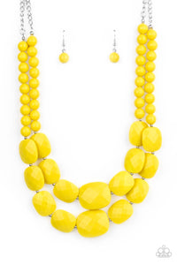 Paparazzi Jewelry Necklace Resort Ready - Yellow