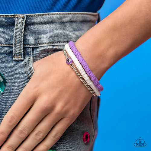 Paparazzi Jewelry Bracelet EYE Have A Dream - Purple
