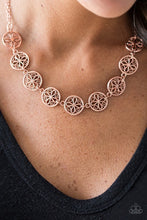 Load image into Gallery viewer, Paparazzi Jewelry Necklace I Can and I WHEEL! - Copper