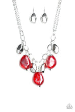 Load image into Gallery viewer, Paparazzi Jewelry Necklace Looking Glass Glamorous - Red