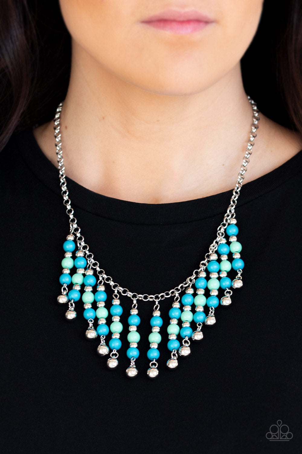 Paparazzi Jewelry Necklace Your SUNDAES Best - Blue