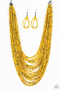 Paparazzi Jewelry Necklace Rio Rainforest - Yellow