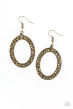 Load image into Gallery viewer, Paparazzi Jewelry Earrings Go Down In Glitter - Brass