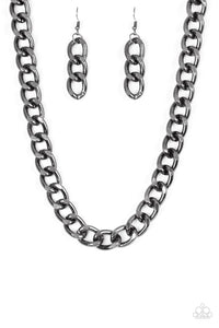 Paparazzi Jewelry Necklace Heavyweight Champion - Black