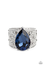 Load image into Gallery viewer, Paparazzi Jewelry Ring Kinda a Big Deal - Blue