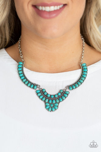 Paparazzi Jewelry Necklace Omega Oasis - Blue