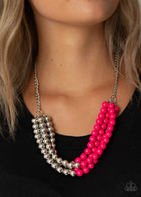 Load image into Gallery viewer, Paparazzi Jewelry Necklace Layer After Layer - Pink