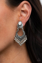 Load image into Gallery viewer, Paparazzi Exclusive Earrings Summery Gardens - White