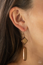 Load image into Gallery viewer, Paparazzi Jewelry Earrings You WOOD Be So Lucky - Copper