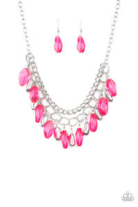 Paparazzi Jewelry Necklace Spring Daydream - Pink