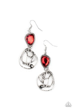 Load image into Gallery viewer, Paparazzi Jewelry Earrings Galactic Drama - Red