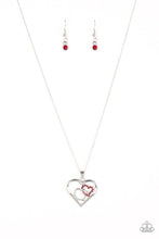 Load image into Gallery viewer, Paparazzi Jewelry Necklace Cupid Charm - Red