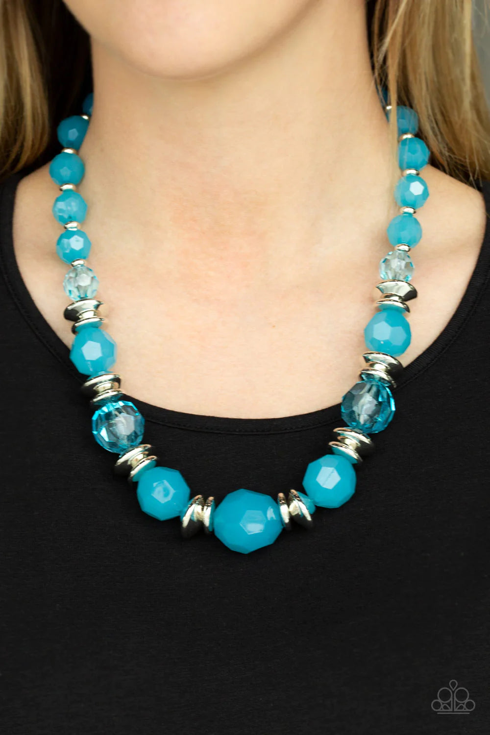 Paparazzi Jewelry Necklace Dine and Dash - Blue