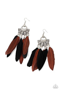 Paparazzi Jewelry Earrings Plume Paradise - Multi