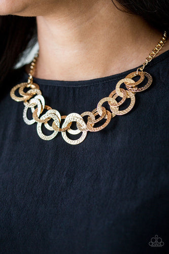 Paparazzi Jewelry Necklace Treasure Tease - Gold