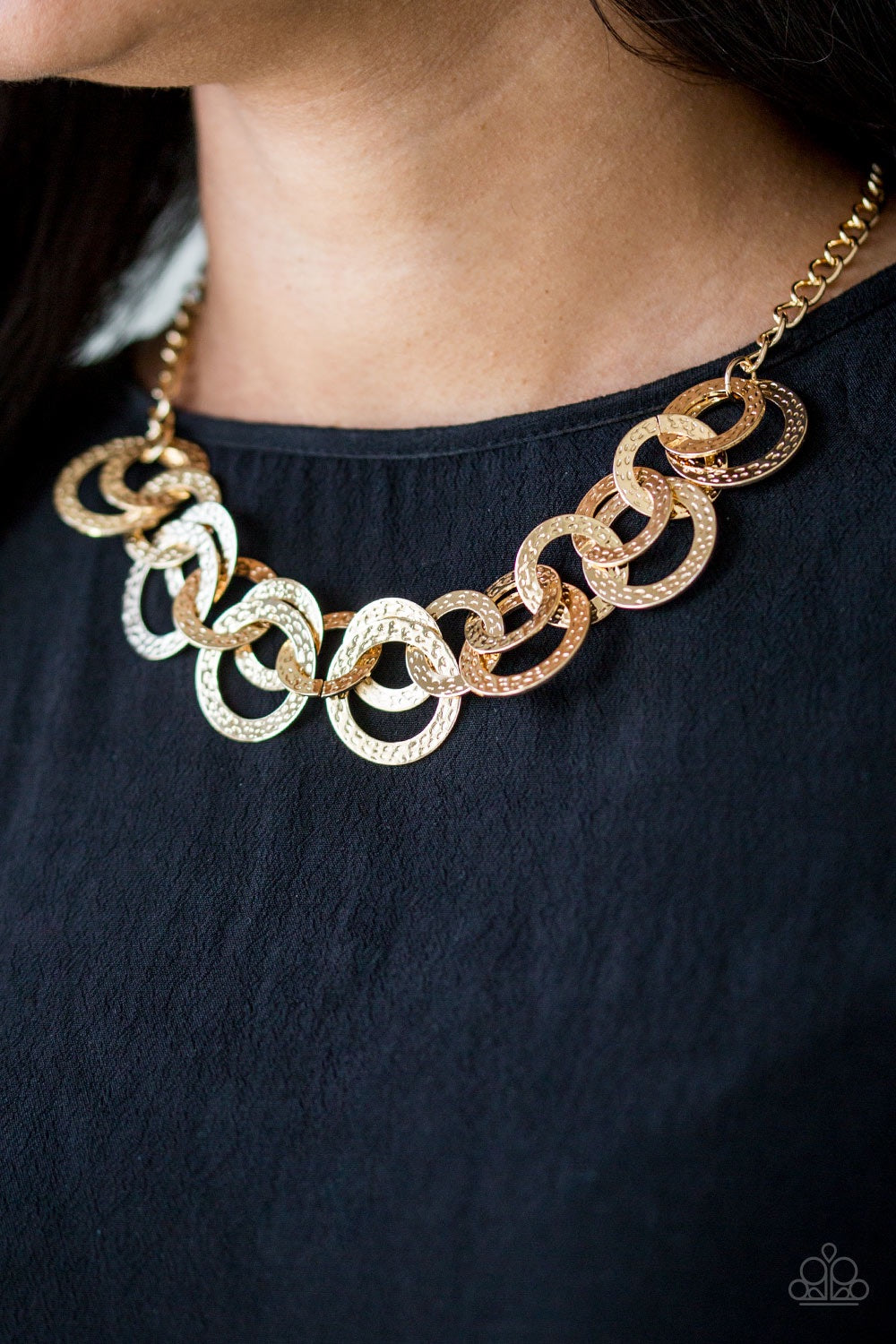 Paparazzi Jewelry Necklace Treasure Tease - Gold