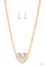 Load image into Gallery viewer, Paparazzi Jewelry Necklace Heartbreakingly Blingy Gold