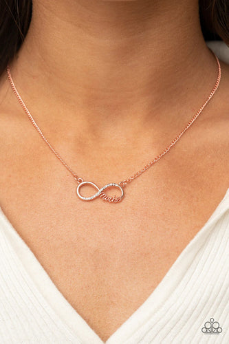 Paparazzi Exclusive Necklace Forever Your Mom - Copper