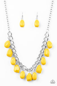 Paparazzi Jewelry Necklace Take The COLOR Wheel! - Yellow
