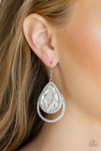 Load image into Gallery viewer, Paparazzi Jewelry Earrings Famous - White