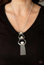 Load image into Gallery viewer, Paparazzi Jewelry Necklace As MOON As I Can - White