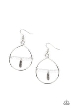 Load image into Gallery viewer, Paparazzi Exclusive Earrings Free Bird Freedom - White