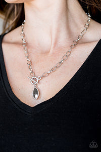Paparazzi Jewelry Necklace Club Sparkle - Silver