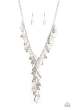 Load image into Gallery viewer, Paparazzi Jewelry Life Of The Party Dripping With DIVA-ttitude - White