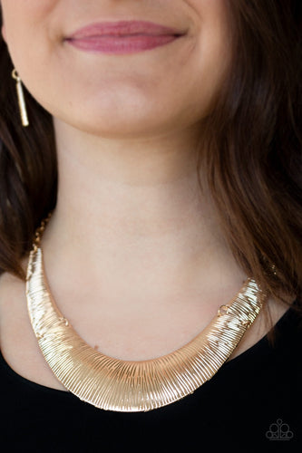 Paparazzi Jewelry Necklace Feast or Famine - Gold