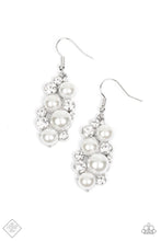 Load image into Gallery viewer, Paparazzi Jewelry Earrings Fond of Baubles - White