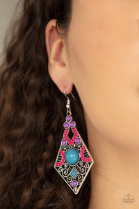 Paparazzi Jewelry Earrings Malibu Meadows - Multi