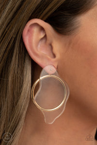 Paparazzi Jewelry Earrings Clear The Way! - Gold