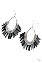 Load image into Gallery viewer, Paparazzi Jewelry Earrings Fine Tuned Machine - black