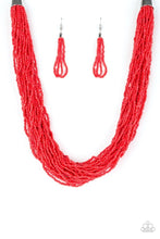 Load image into Gallery viewer, Paparazzi Jewelry Necklace The Show Must Congo On Red