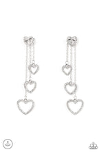 Load image into Gallery viewer, Paparazzi Jewelry Earrings Falling In Love - White