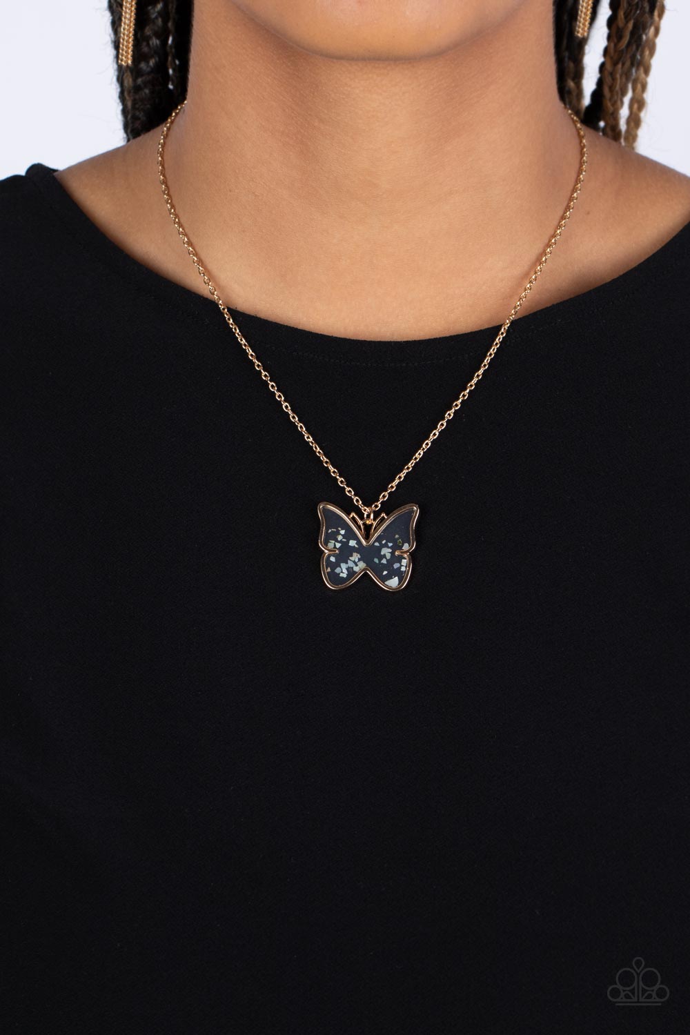 Paparazzi Jewelry Necklace Gives Me Butterflies