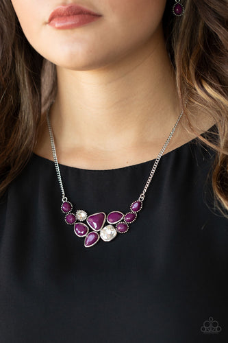 Paparazzi Jewelry Necklace Breathtaking Brilliance - Purple