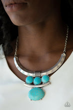 Load image into Gallery viewer, Paparazzi Jewelry Necklace Commander In CHIEFETTE - Blue