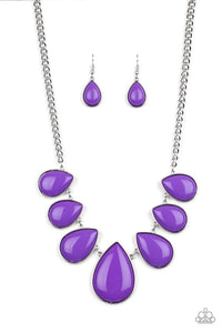 Paparazzi Jewelry Necklace Drop Zone - Purple
