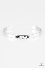 Load image into Gallery viewer, Paparazzi Jewelry Bracelet Dont Give Up - Silver
