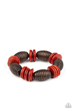 Load image into Gallery viewer, Paparazzi Jewelry Bracelet Caribbean Castaway - Red