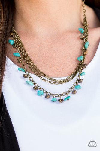 Paparazzi Jewelry Necklace Canyon Escape/Colorful Cliffs